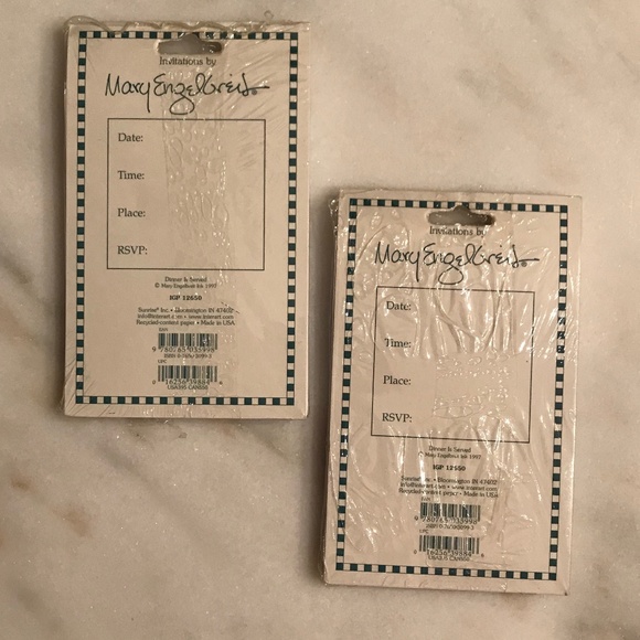 VTG Mary Engelbreit Dinner Party Invitations - Picture 2 of 2